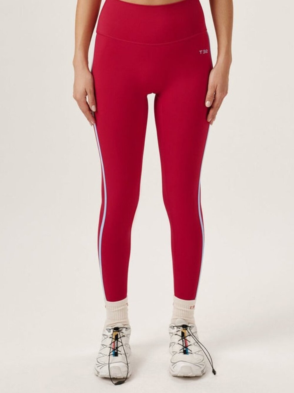 NWOT SET Active Sportbody Sporty Stripe Leggings - S - City of Valentine - Vers
